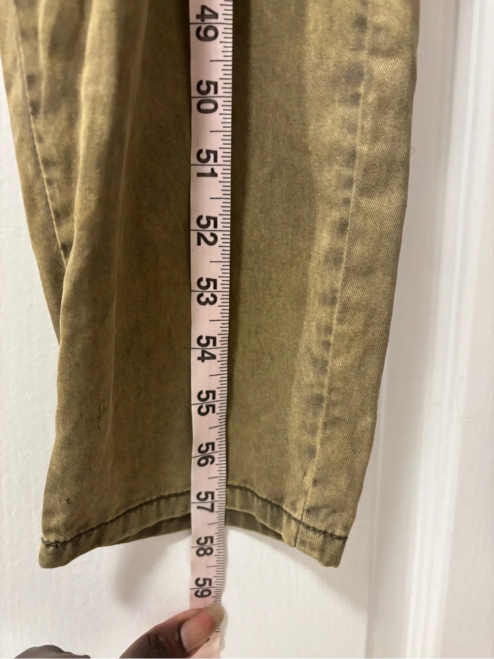Free People 2013 Tencel Utility Ginger Jumpsuit Backless Zip Front Olive Green